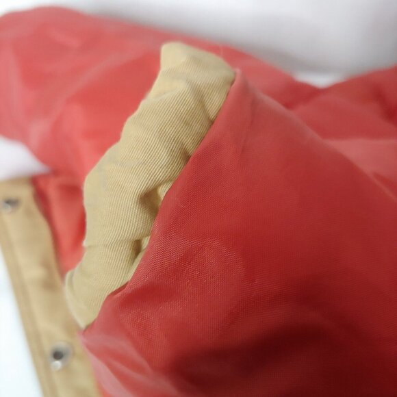 JC Penny The Mens Shop cOAT Men Medium Insulated Vintage Workwear Work Tan READ - Picture 10 of 16